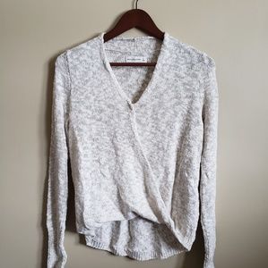 *sold* Abercrombie and Fitch wrap front sweater
